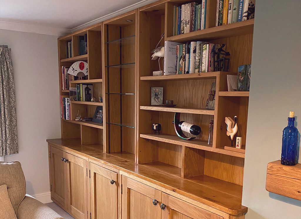 Crisp Fitted Furniture Living Room Cupboard Shelves
